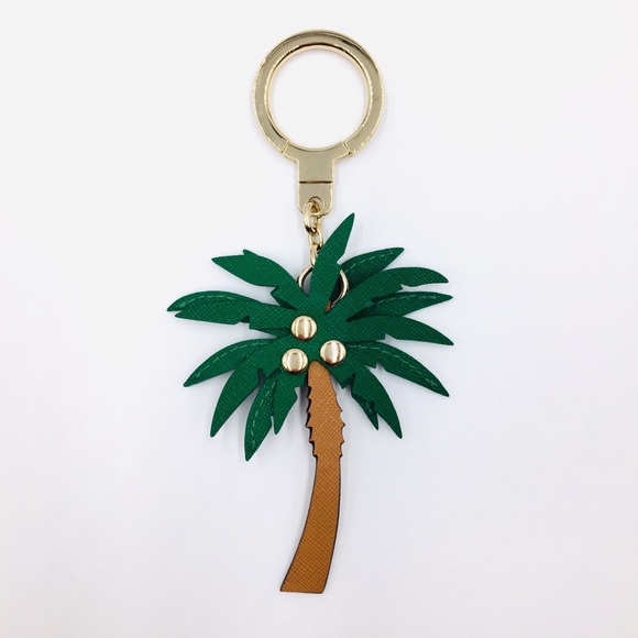 ‼️SOLD‼️ Kate Spade Palm Tree Keychain Bag Charm - Picture 5 of 7